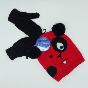 Gold Medal Winterwear Puppy Dog Hat & Mitten Set